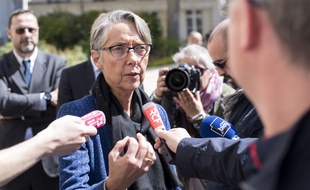 Elisabeth Borne, lors d'un déplacement à Nantes le 4 mai 2018.