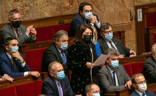 Marine Brenier à l'Assemblée nationale en février 2021