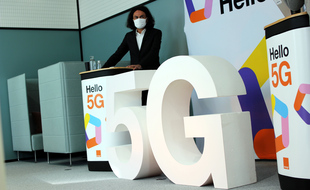 Pierre Jacobs, directeur d'Orange Ouest, ici lors du lancement de la 5G à Rennes, le 30 mars 2021.