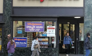 Une officine du groupe Walgreens à San Francisco en Californie, le 19 juin 2012