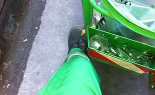 Antoine, éboueur à Paris.
