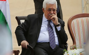 Le Président plaestinien Mahmoud Abbas le 5 avril 2015.