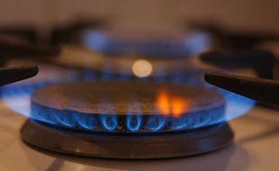 Illustration d'une cuisinière à gaz.
