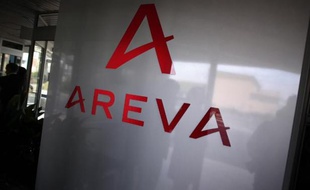 Le logo du groupe nucléaire français Areva