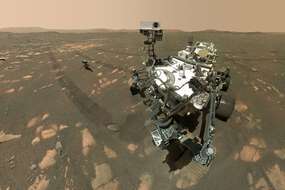 Le rover Perseverance sur Mars le 6 avril 2021.