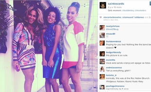 Photo du compte instagram de Solange Knowles avec sa sœur Beyoncé