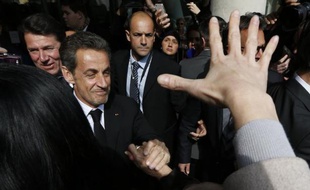 Nicolas Sarkozy le 10 mars 2014 à Nice