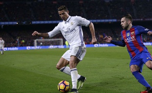 Cristiano Ronaldo lors du match entre le Real Madrid et le Barça le 3 décembre 2016.