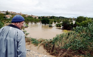 Les inondations dans l'Aude ont provoqué de gros dégâts dans la région de Carcassonne.