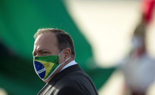 Le ministre de la Santé du Brésil, Eduardo Pazuello, le 9 juin 2020 à Brasilia.