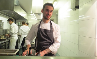 Diego Delbecq, chef du Rozo, vient d'obtenir sa première étoile au Guide Michelin.