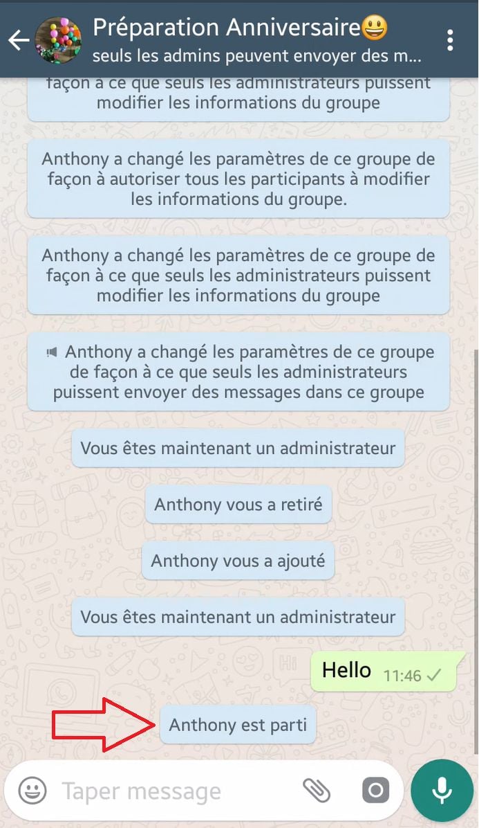 Tuto Comment quitter un groupe WhatsApp