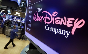 Le logo de Disney au New-York Stock Exchange (NYSE), le 7 août 2017.