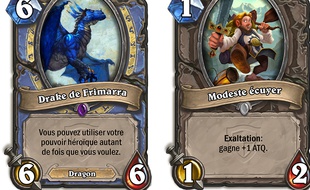 Des cartes de Hearthstone.