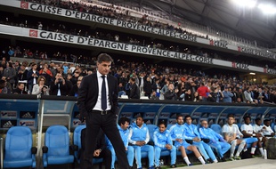 Michel le 10 avril 2016 au Stade Vélodrome à Marseille