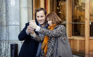 Fred Testot et Marie-Josée Croze dans le téléfilm L'épreuve d'amour