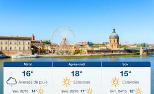Météo Toulouse: Prévisions du jeudi 21 octobre 2021