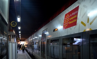 Un TER, à Montpellier