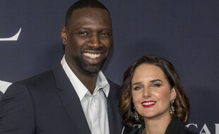 L'acteur Omar Sy et son épouse Hélène