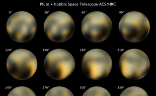 Pluton photographiée par le télescope Hubble.