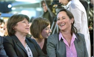 Martine Aubry et Ségolène Royal, samedi.