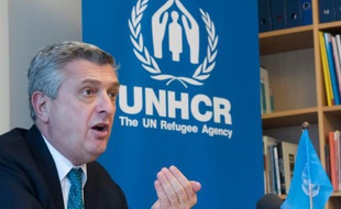 Le Haut-commissaire aux Réfugiés, Filippo Grandi, le 6 avril 2016 à Stockholm