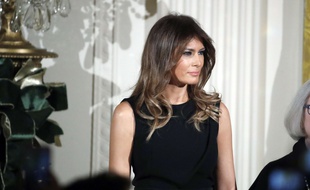 Melania Trump, photographiée le 7 décembre 2017 à la Maison-Blanche.