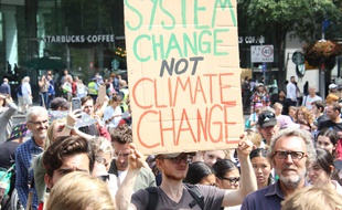 Manifestation pour l'action contre le réchauffement climatique à Sydney, en mars 2019.