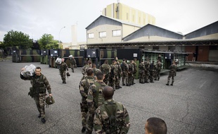 Illustration de militaires français,