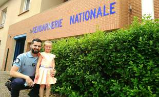 Le gendarme Pierre Gentillet est intervenu pour porter secours à la fillette qui s'étouffait avec un morceau de pain.