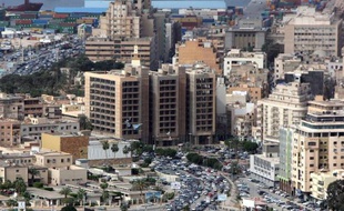 Vue de la ville portuaire libyenne Benghazi, le 1er novembre 2012