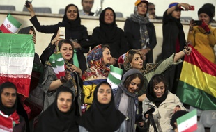 Les femmes sont bannies des stades en Iran depuis 1979.