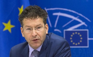 Le président de l'Eurogroupe Jeroen Dijsselbloem, le 24 février 2015 à Bruxelles