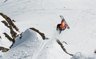 Camille Armand dans ses œuvres, en janvier lors de la première étape en Andorre où il a fini troisième.