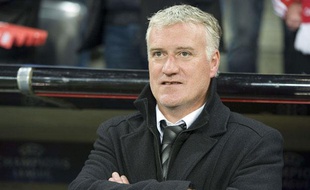Didider Deschamps lors du quart de finale de Ligue des Champions entre l'OM et le Bayern Munich, à l'Allianz Arena de Munich, le 3 avril 2012.