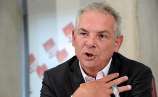 Thierry Lepaon, le secrétaire général de la CGT, le 3 octobre 2013.