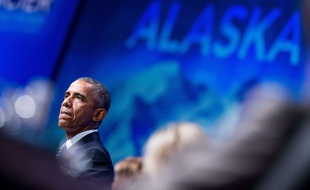 Barack Obama en Alaska, le 31 août 2015.