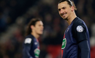 Zlatan Ibrahimovic lors du match entre le PSG et Toulouse le 19 janvier 2016.