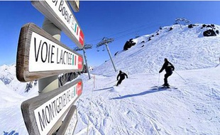 La station de Montgenèvre dans les Hautes-Alpes.