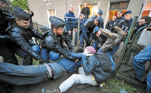 Plus de 500 gendarmes ont été mobilisés pour expulser les « squatteurs ».
