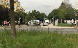 La zone à proximité du centre commercial de Munich a été bouclée par la police.