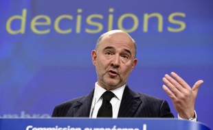 Le commissaire européen aux affaires économiques, Pierre Moscovici, le 25 février 2015 à Bruxelles