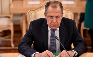 Le chef de la diplomatie russe Sergueï Lavrov à Moscou le 18 novembre 2015