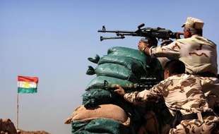 Des combattants peshmergas dans la province de Diyala, en Irak, le 27 septembre 2014