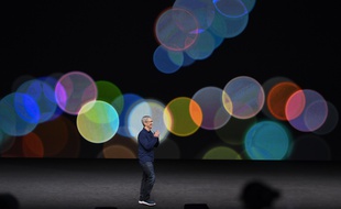 Le patron d'Apple, Tim Cook.