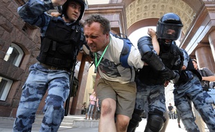 1.600 manifestants ont été arrêtés ce week-end à Moscou.