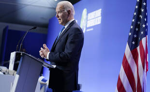 Joe Biden s'exprime lors de la COP26 de Glasgow, le 2 novembre 2021