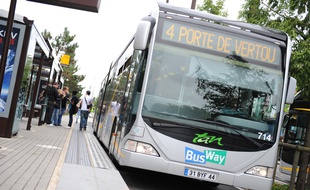 La ligne 4 de busway à Nantes