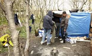 Des migrants à Calais.