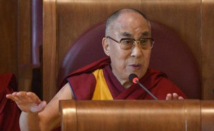 Le dalaï lama, le 14 décembre 2014 à Rome